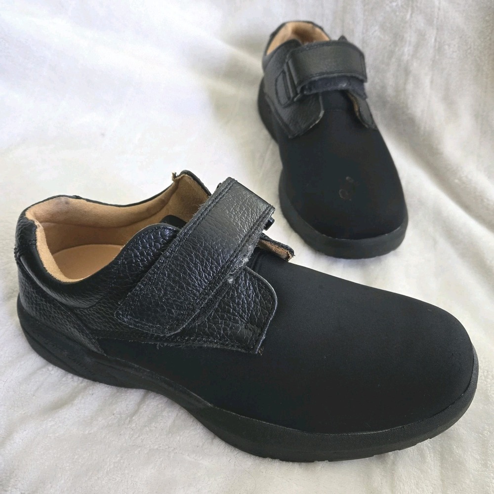 Dr. Comfort Brian 6410‎ Black Comfort Stretch Diabetic Orthotic Shoe Size 10.5W